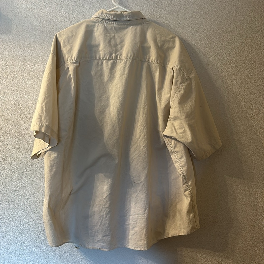 Basic Editions Short Sleeve Button Down Size 2x - image 4